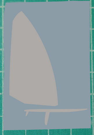 Vinyl Windsurfer decal sticker