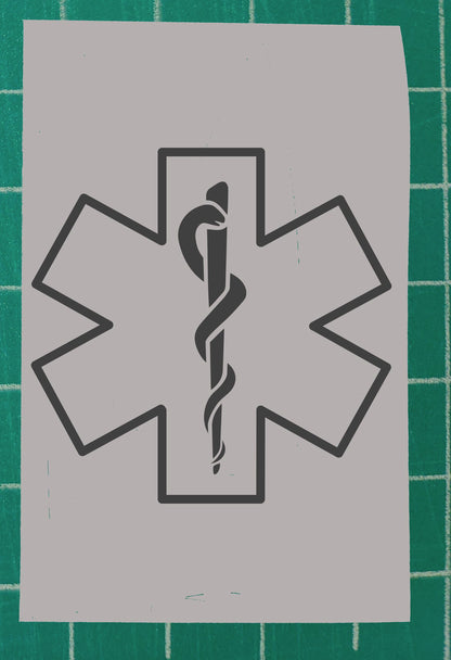 Star of Life outline / EMS window decal