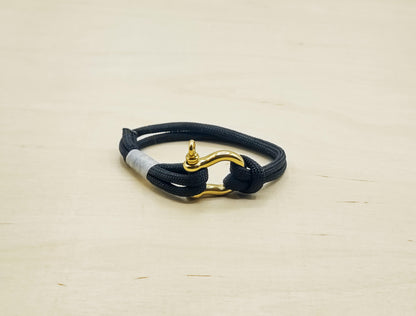Hand Made Nautical Brass Shackle Bracelet
