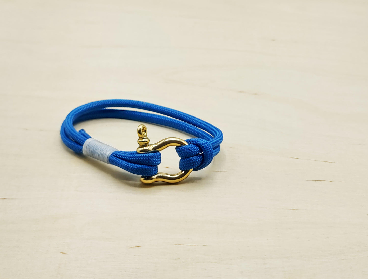 Hand Made Nautical Brass Shackle Bracelet
