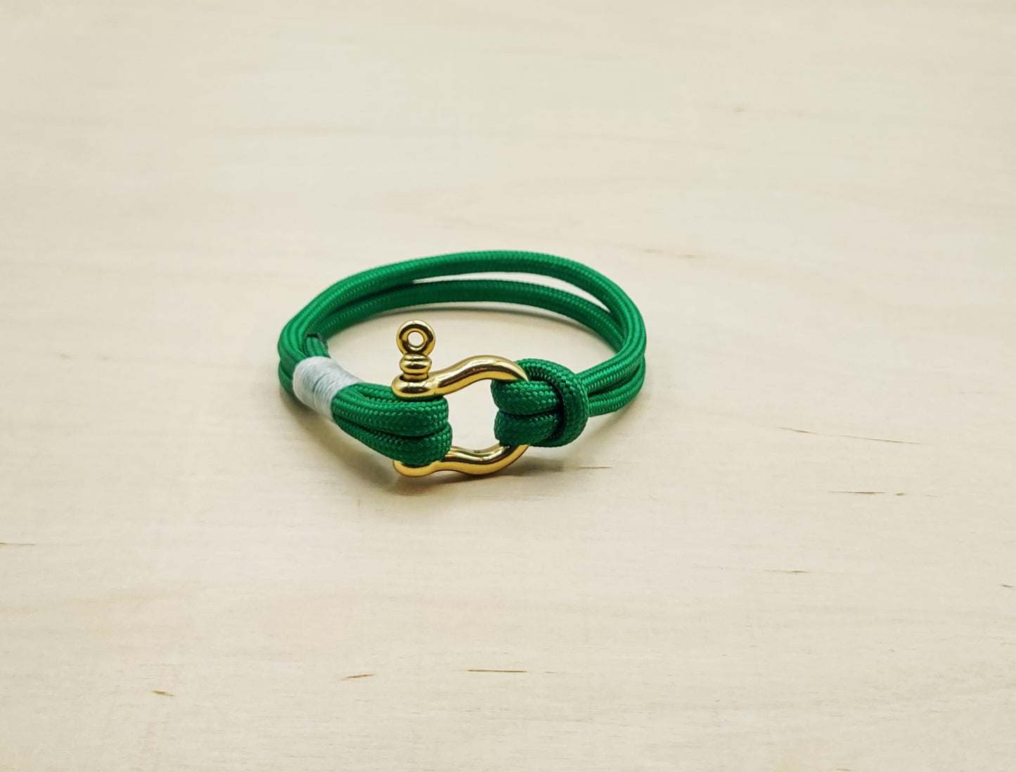 Hand Made Nautical Brass Shackle Bracelet