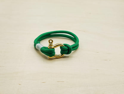 Hand Made Nautical Brass Shackle Bracelet
