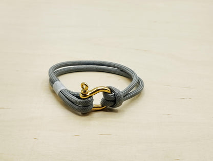 Hand Made Nautical Brass Shackle Bracelet