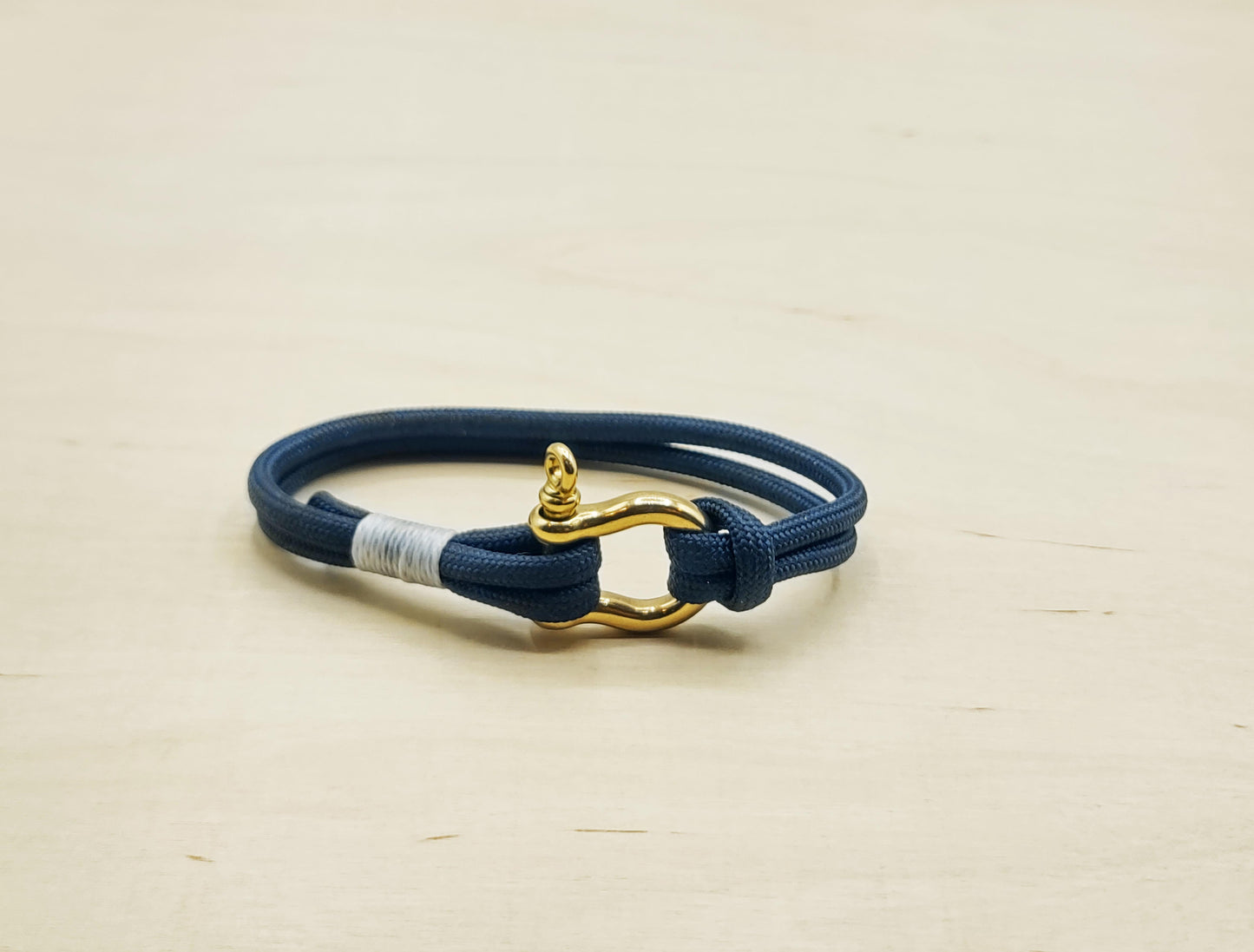 Hand Made Nautical Brass Shackle Bracelet