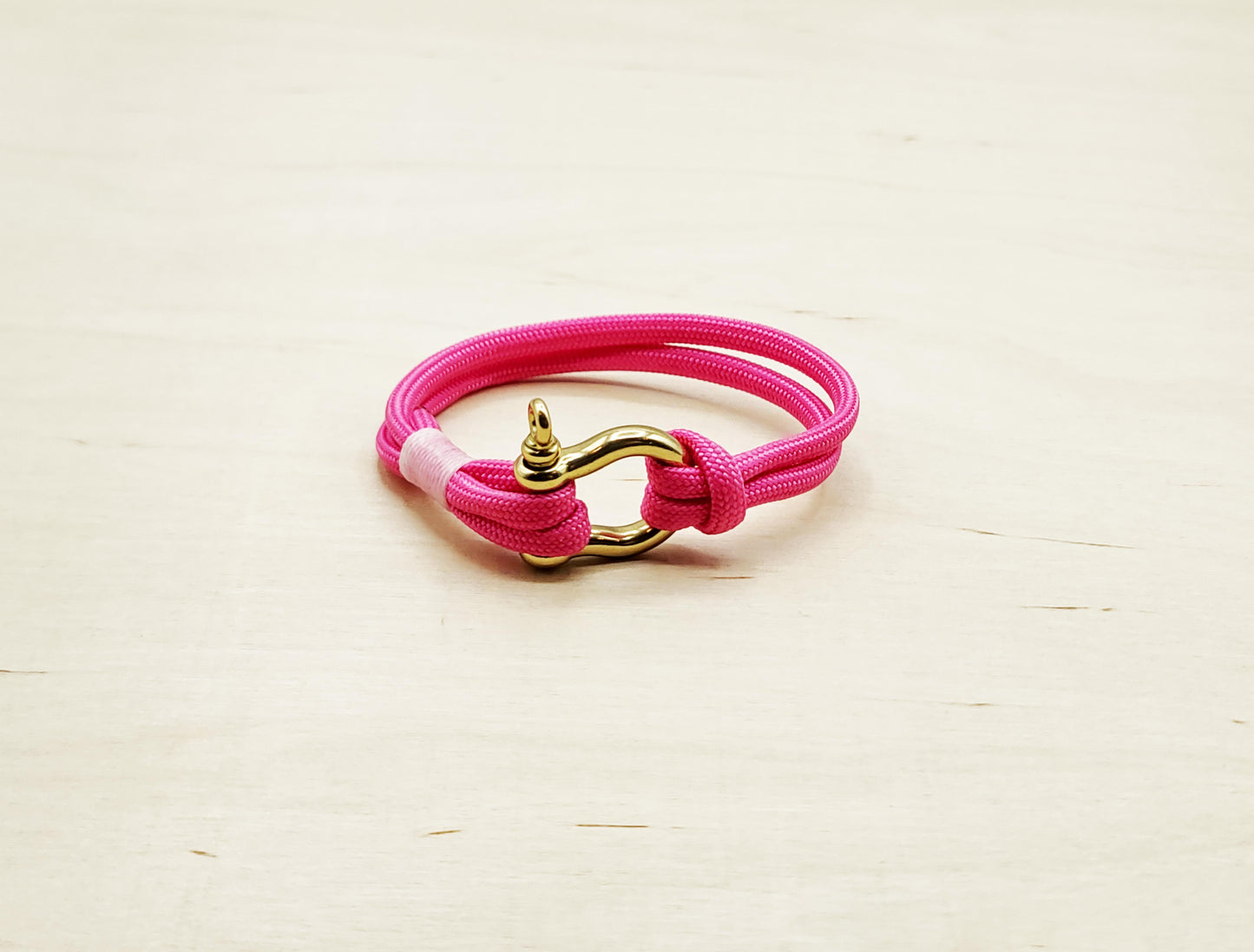 Hand Made Nautical Brass Shackle Bracelet