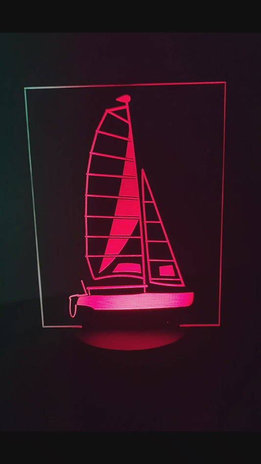Getaway Catamaran LED nightlight / desk light