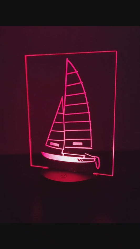 H16 sailboat LED nightlight / desk light