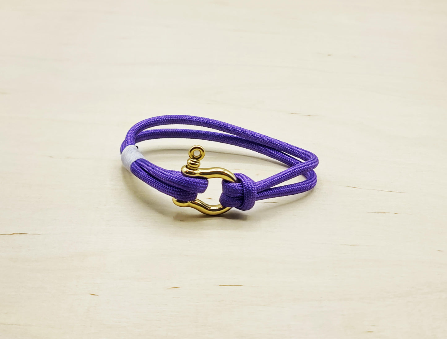 Hand Made Nautical Brass Shackle Bracelet