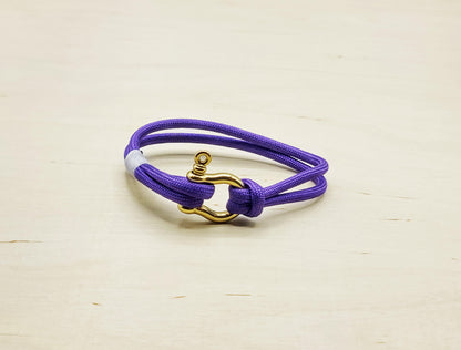 Hand Made Nautical Brass Shackle Bracelet